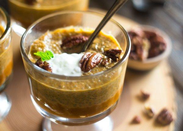 Ayurvedic Pumpkin Pudding 'Kheer' With Cardamom And Ghee