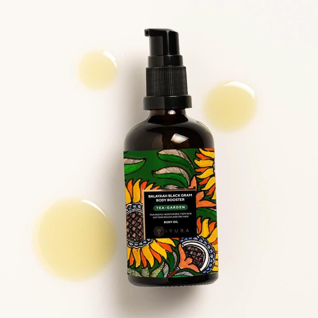 Balaayah Black Gram Body Booster Tea-Garden Blend Body Oil iYURA