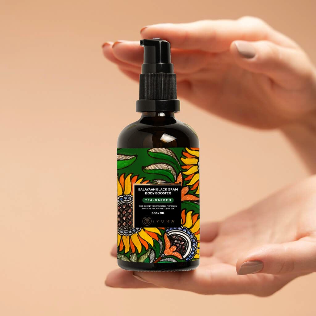 Balaayah Black Gram Body Booster Tea-Garden Blend Body Oil iYURA
