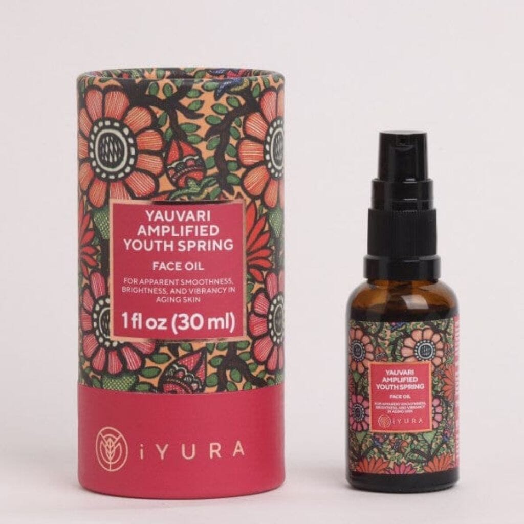 iYURA's Yauvari Amplified Youth Spring - Potent Black Gram Firming and Toning Action – For Plump, Smooth & Intensely Moisturized Skin Face oil iYURA