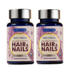Nail n Mane:- Ayurvedic Supplement for Healthy, Strong and Lustrous Hair and Nails - Pack of 2 Supplements Ayuttva
