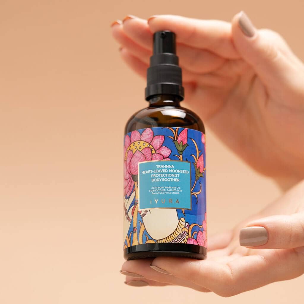 Trahnna Heart-Leaved Moonseed Protectionist Body Soother - Feel Soothed, Nourished, Confident - Light & Deeply Nourishing Body Oil Body Oil iYURA
