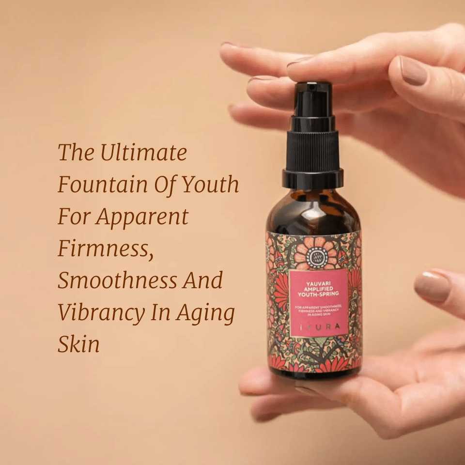 Yauvari Amplified Youth Spring - Best Face Moisturizer for Dry Skin, Aging or Mature Skin - Replaces Your Anti Aging Moisturizer - Natural Skincare with Natural Vitamin E, Vitamin A, Vitamin B Face oil iYURA