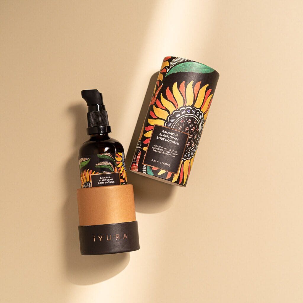 Balaayah Black Gram Body Booster - Ayurvedic Body Oil for Firmer, Softer and Hydrated Skin Body Oil iYURA