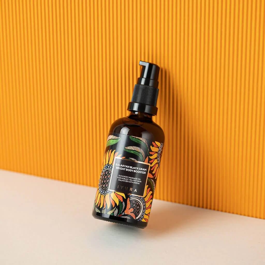 Balaayah Black Gram Bright Body Booster - CLINICALLY TESTED Body Oil iYURA