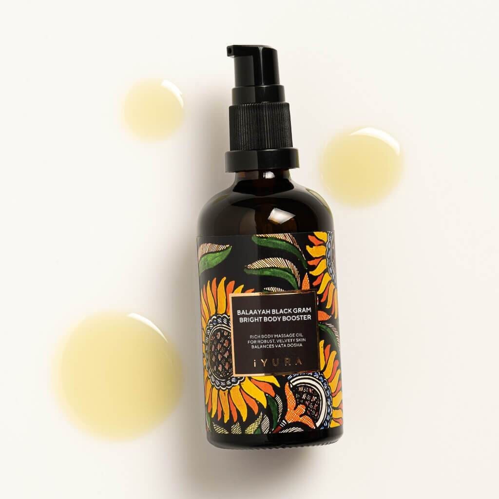 Balaayah Black Gram Bright Body Booster - CLINICALLY TESTED Body Oil iYURA