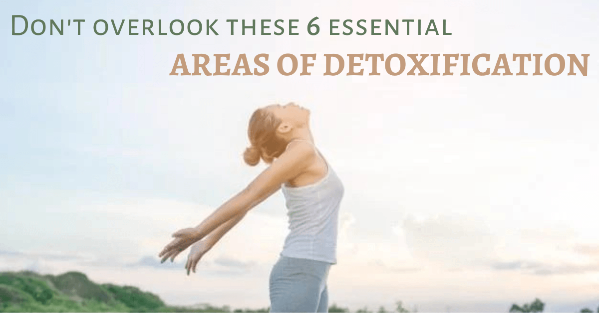 6 Easy, Simple, and Effortless Essential Areas of Detoxification
