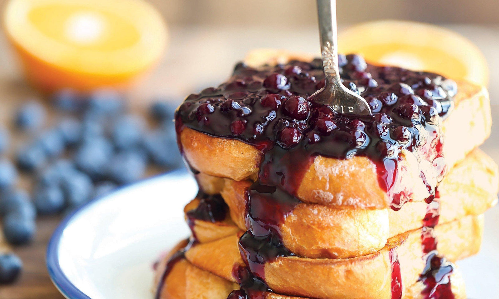 Anti-Inflammatory Blueberry Sauce on Toast