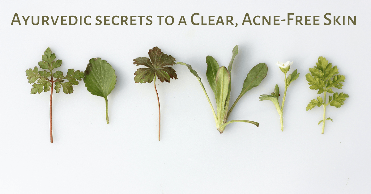 Ayurvedic secrets to a Clear, Acne-Free Skin