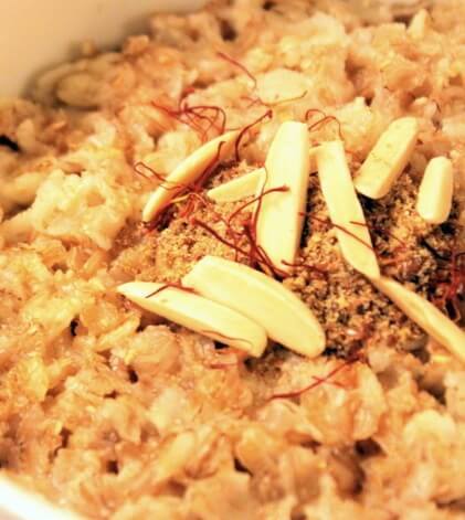 Heavenly Saffron Oatmeal Recipe