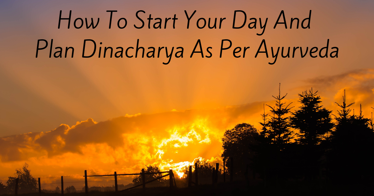 How To Start Your Day And Plan Dinacharya As Per Ayurveda