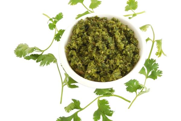 Pitta Pacifying Herbal Green Chutney Recipe