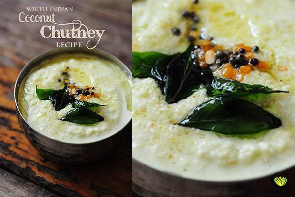 Traditional South Indian Coconut Chutney Recipe + Health Benefits
