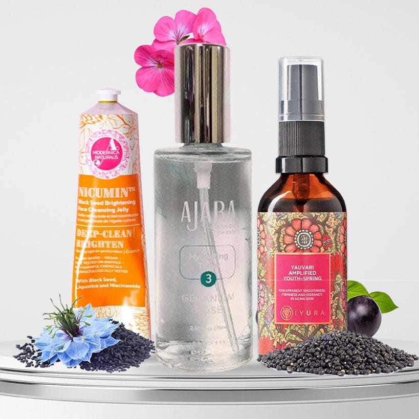3 Step Daily Radiance Ritual Beauty set The Ayurveda Experience 