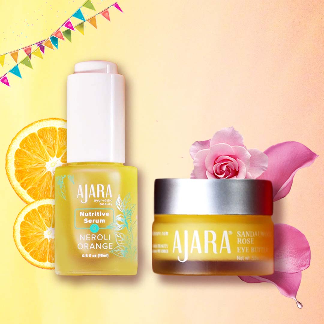 Ayurveda’s Peerless Pro-Pair to care for, and visibly transform the look of 4 most prominent Beauty-Defining Zones - Eyes, Face, Neck and Décolleté.