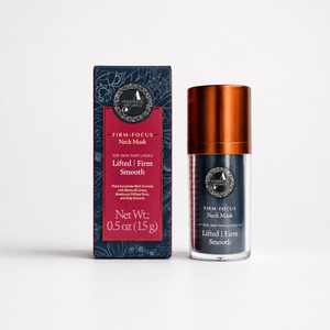 Mini Firm-Focus Neck Mask - Lifts, Firms, Smooths the look of Loose, Saggy Skin on the Neck, Jaw, Chin & Upper Chest - Focused Neck Firming Action with Phyto-Ceramides and Water Lily - Best Firming Neck Mask