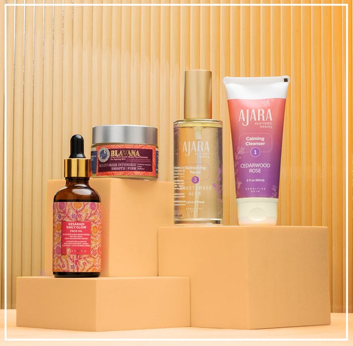 A Power Kit for Sensitive - Dull Skin: Moisturizes and Soothes your Sensitive Aging Skin Beauty set Ajara 