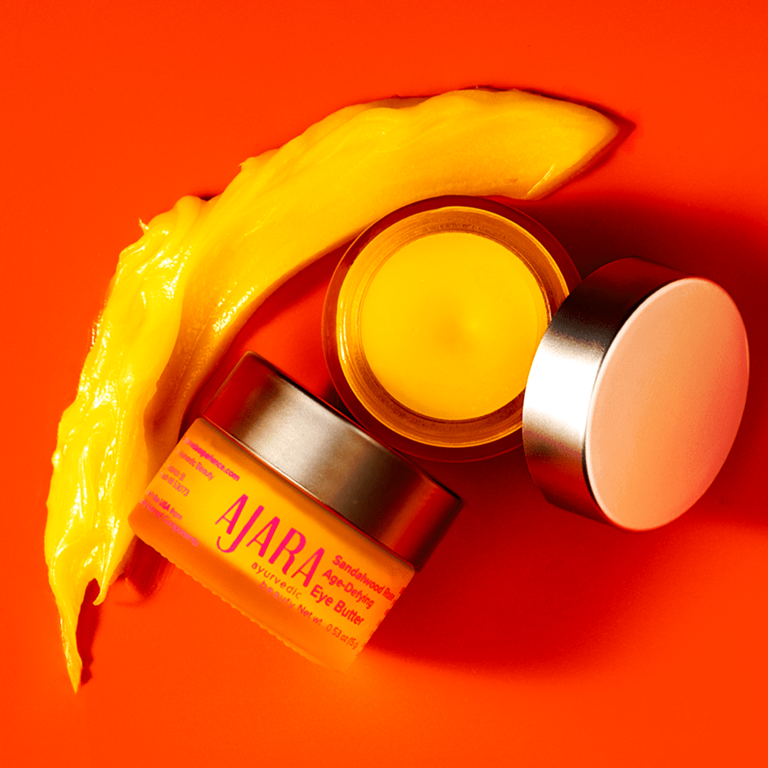Ajara Sandalwood Rose Age Defying Night-Time Eye Butter - Along With Ghee, Sandalwood and Other Natural Ingredients Eye Care Ajara 