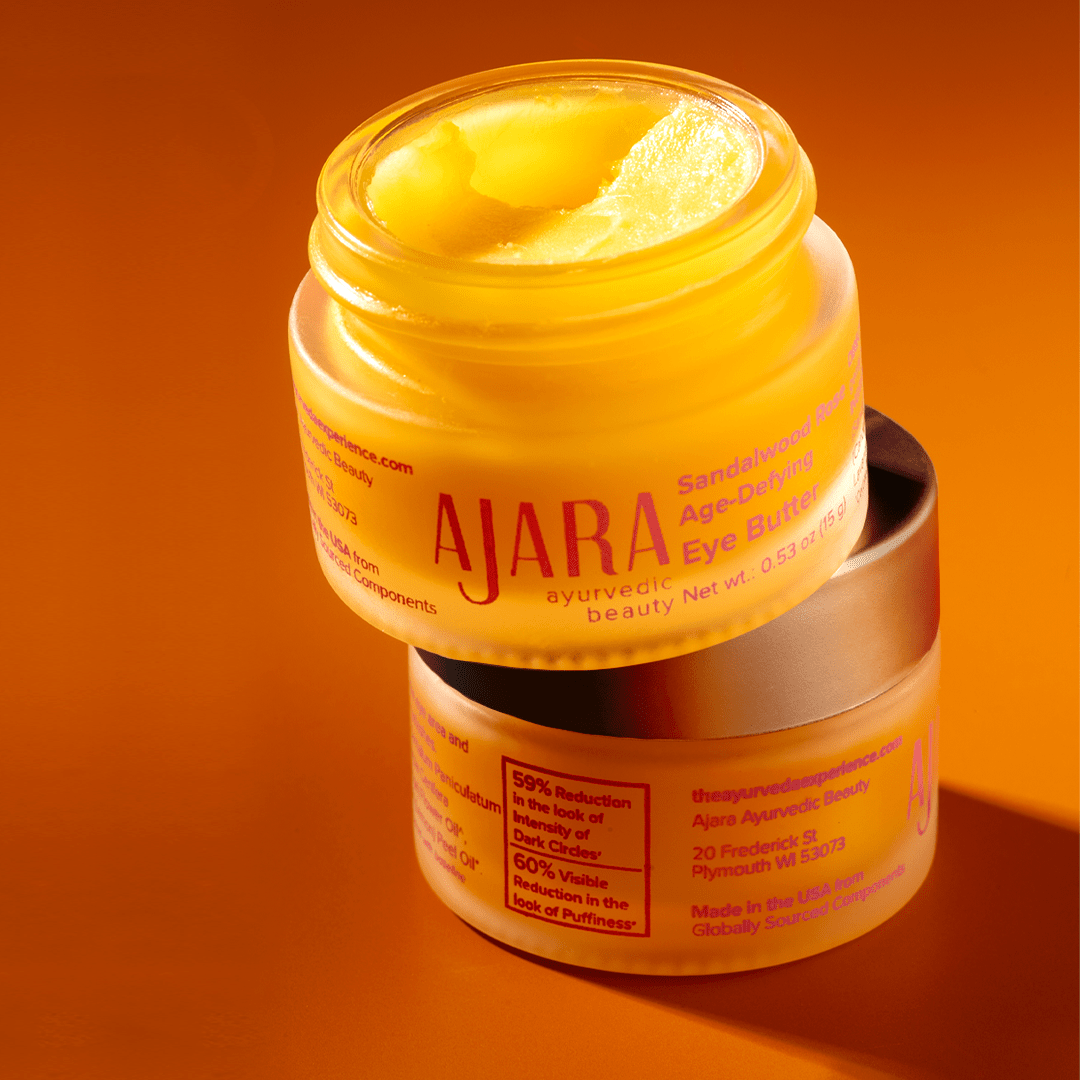 Ajara Sandalwood Rose Age Defying Night-Time Eye Butter - Along With Ghee, Sandalwood and Other Natural Ingredients Eye Care Ajara 