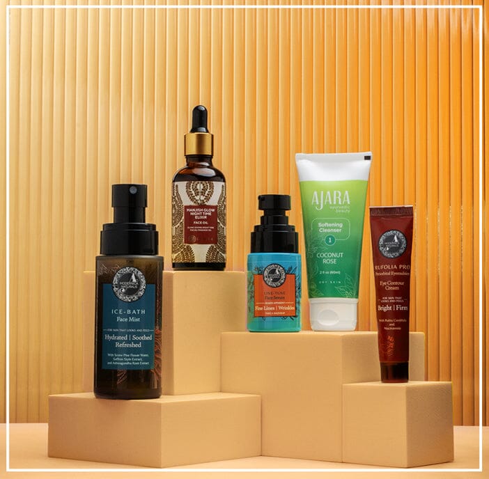 All You Need - Exclusive Kit for Aging - A Go-To Ritual to Heal Your Dry Aging Skin! Beauty set The Ayurveda Experience 