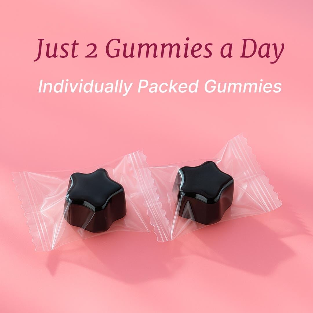 Amla Gummies I Vegan Gummies with Plant-based Actives for Anti-aging Benefits, Healthy Skin, Digestion and Immunity Supplements Ayuttva 