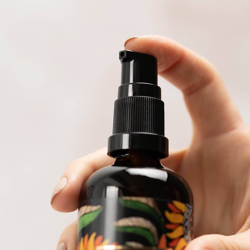 Balaayah Black Gram Body Booster: Body Massage Oil for Dry, Aging Skin - In 7 Different Indulging Aromas! Body Oil iYURA 