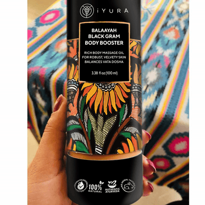 Balaayah Black Gram Body Booster' Body Oil iYURA