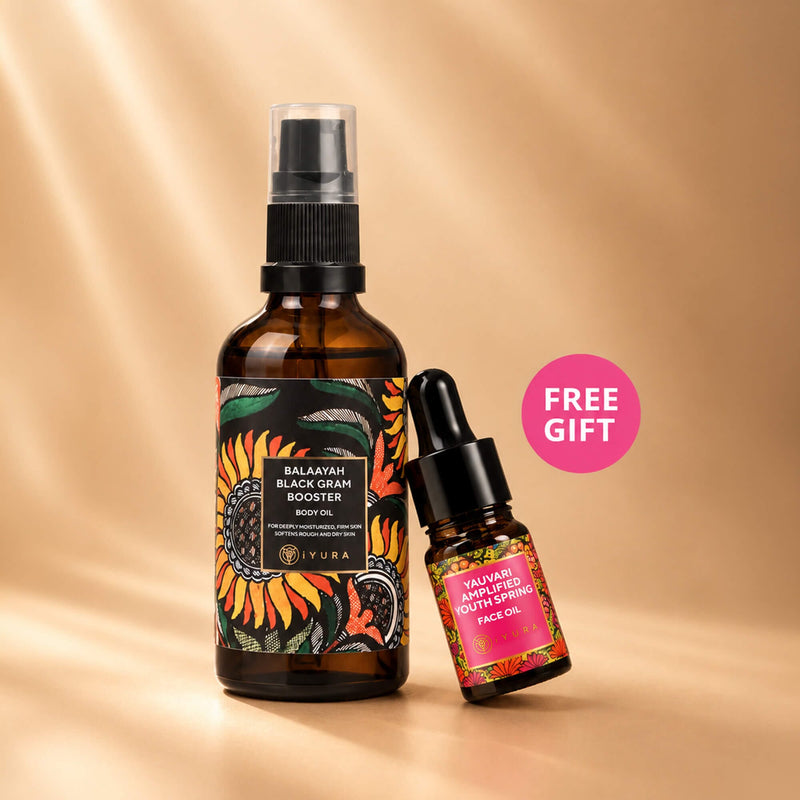 Balaayah Black Gram Body Booster Body Oil iYURA 