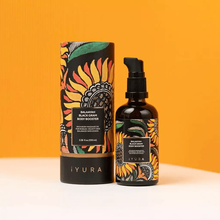 Balaayah Black Gram Body Booster Body Oil iYURA 