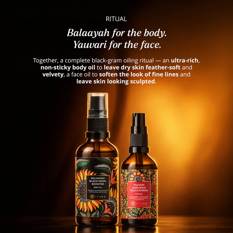 Balaayah Black Gram Body Booster Body Oil iYURA 