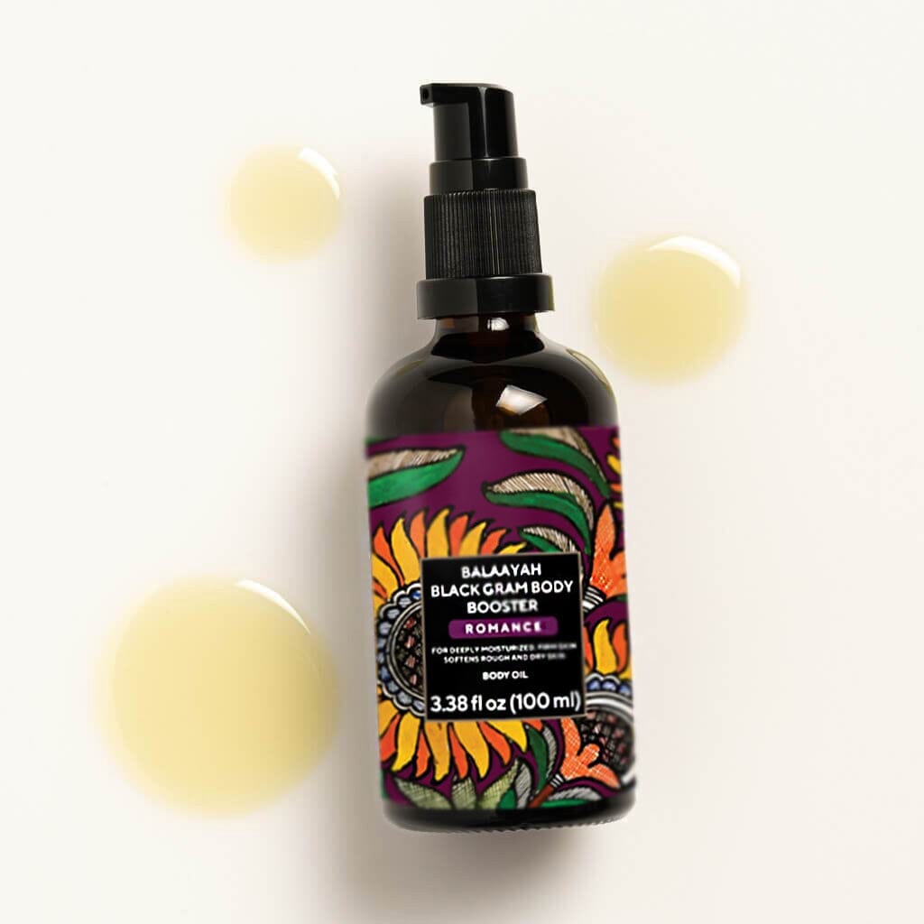 Balaayah Black Gram Body Booster : Romance Blend Body Oil iYURA 