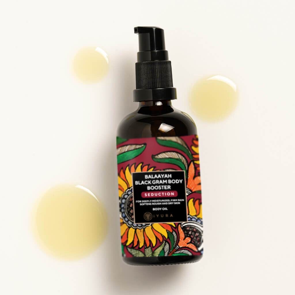 Balaayah Black Gram Body Booster | Seduction Blend Body Oil iYURA 