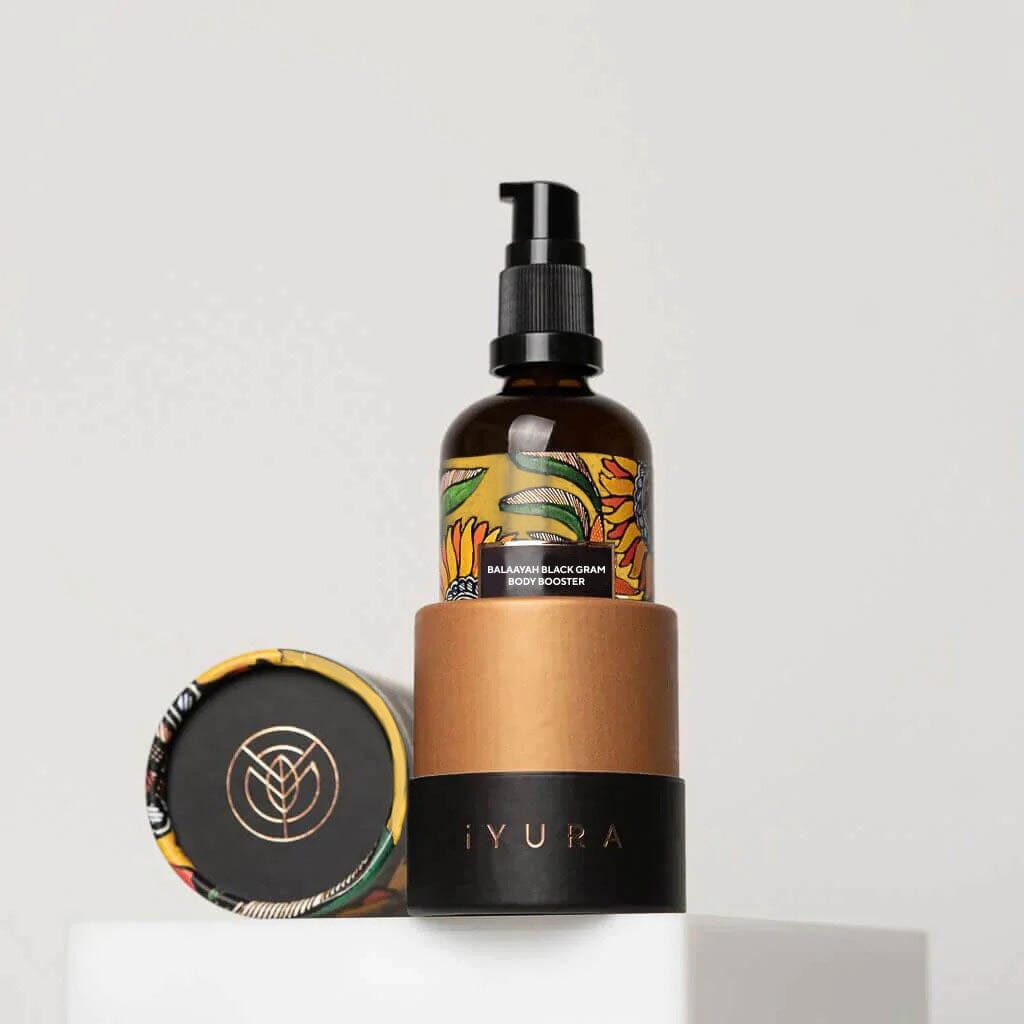 Balaayah Black Gram Body Booster: Sunshine Blend Body Oil iYURA 
