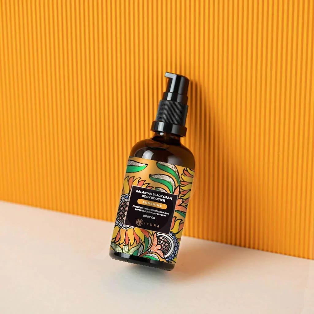 Balaayah Black Gram Body Booster: Sunshine Blend Body Oil iYURA 