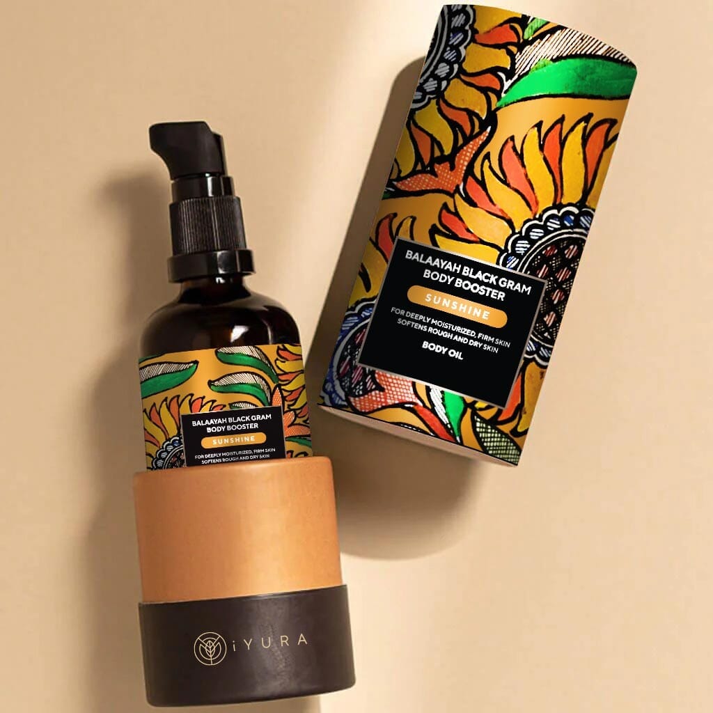 Balaayah Black Gram Body Booster: Sunshine Blend Body Oil iYURA 