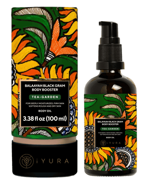 Balaayah Black Gram Body Booster - Tea-Garden Blend - For Dry, Mature, Aging Skin Body Oil iYURA 