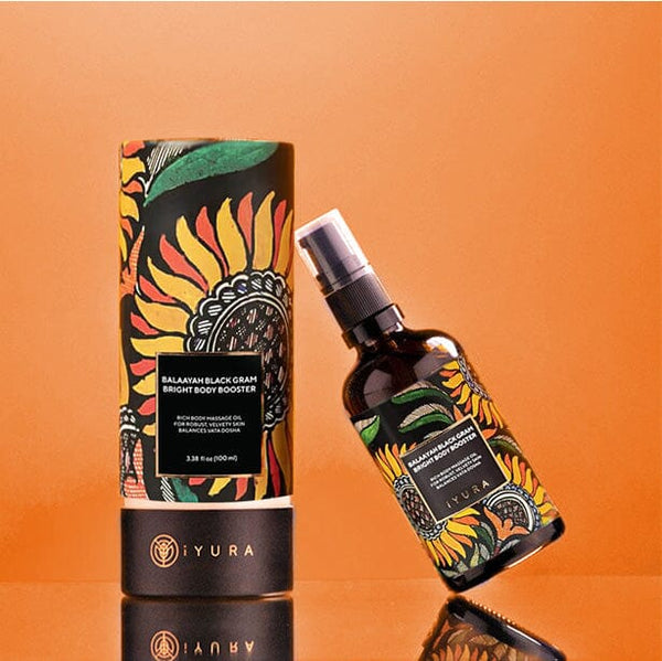 iYURA BALAAYAH ブラック グラム ブライト ボディブースター Balaayah Black Gram Bright Body Booster - With Sweet \u0026 Citrusy Aroma o