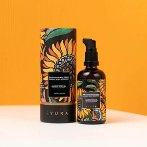 Balaayah Black Gram Bright Body Booster | With Sweet & Citrusy Aroma of Jasmine, Cardamom, Orange and Lemongrass Body Oil iYURA 1 bottle of 3.38 fl oz (100 ml) 