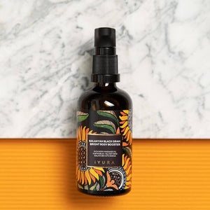 Balaayah Black Gram Bright Body Booster - With Sweet & Citrusy Aroma of Jasmine, Cardamom, Orange and Lemongrass|| Body Oil iYURA 