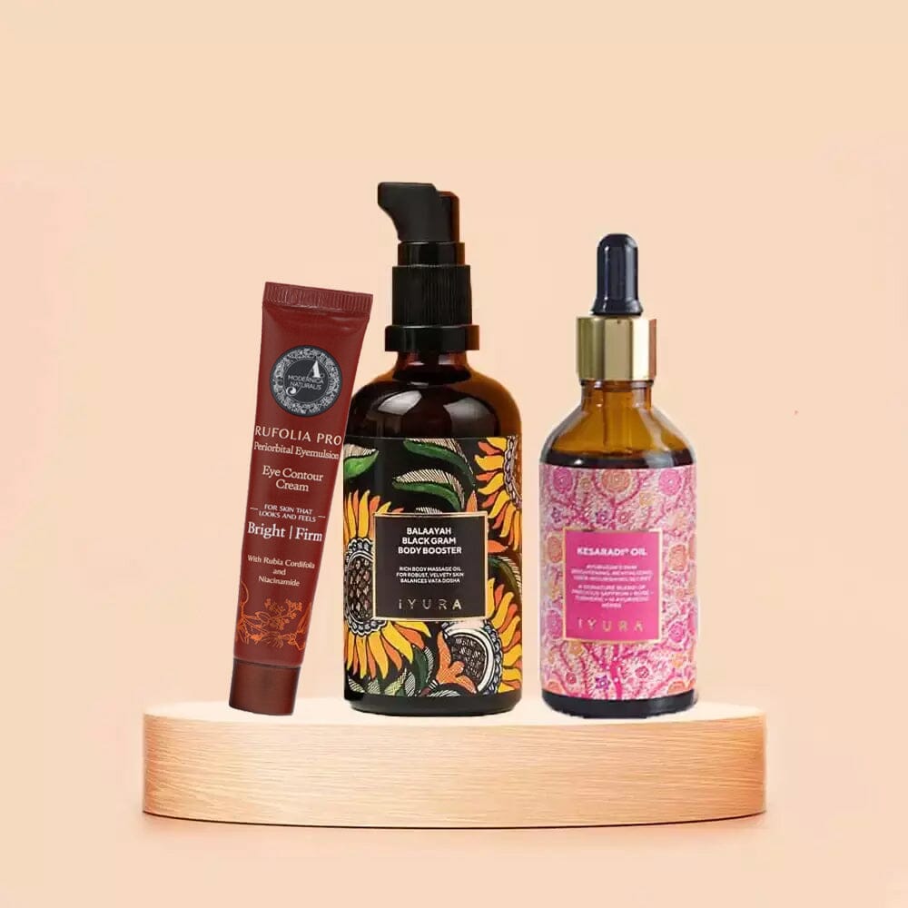 Bestsellers Bundle :: Perfect Bundle for Dry, Mature & Aging Skin with Pro Beauty set The Ayurveda Experience 