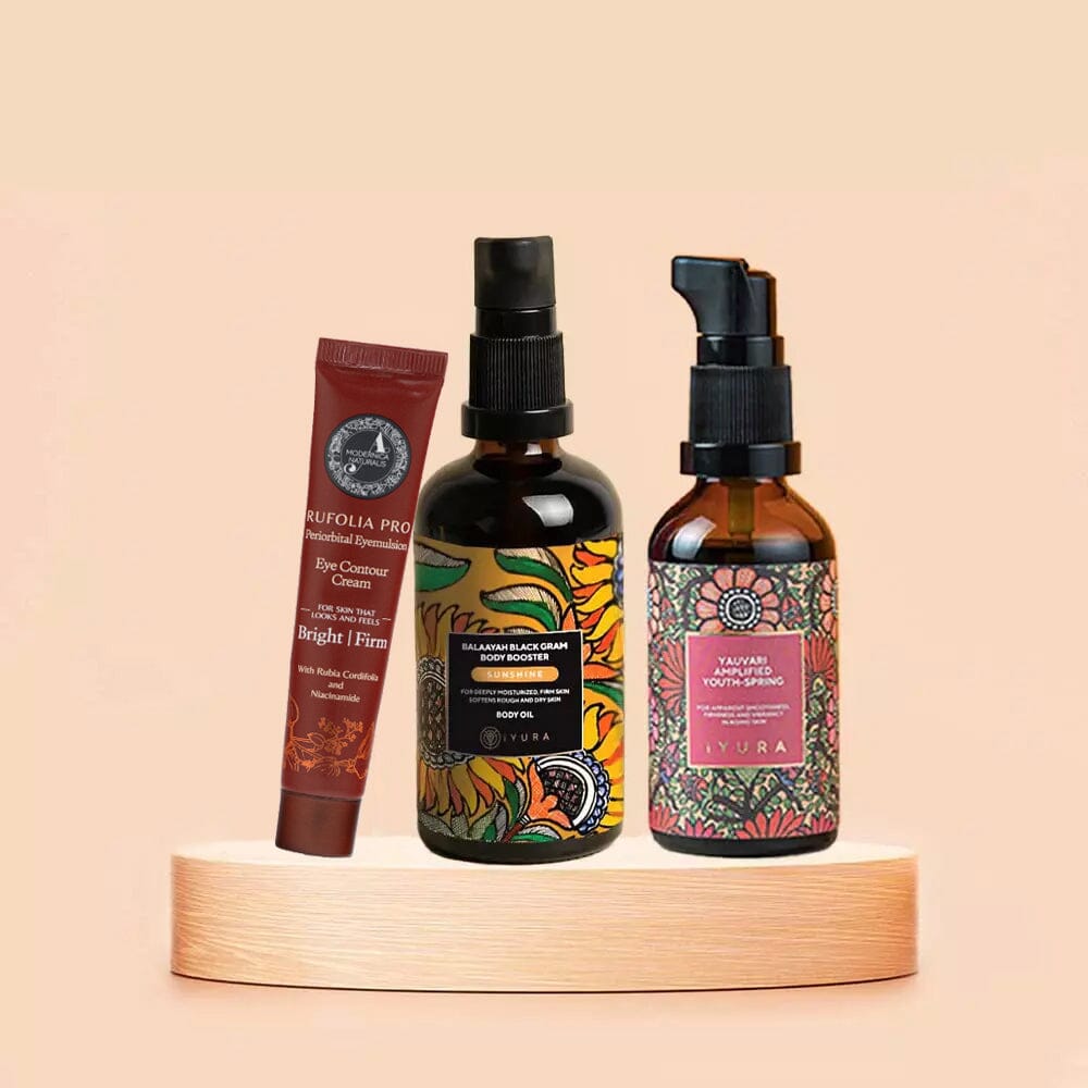Bestsellers Bundle: Perfect Bundle for Dry, Mature, and Aging Skin with Pro Beauty set The Ayurveda Experience 