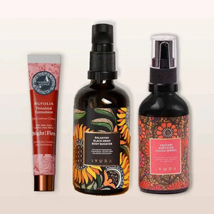 Bestsellers Bundle:- Perfect Bundle for Dry, Mature, Thinning & Dull, Aging Skin Beauty set The Ayurveda Experience 