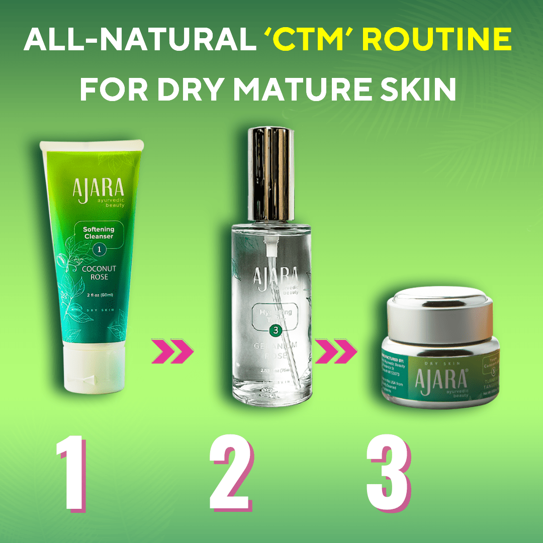 Beyond Brawn Routine Beyond Moisturization: CTM Routine for Dry, Mature Skin