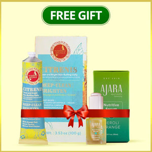 BLACK FRIDAY FREE GIFT: Cleanse and Nourish Duo For Dry Skin - Full-Sizes of Citrenis Clean and Bright Skin-Buffing Gelly & Neroli Orange Nutritive Serum worth $70 USD! singleton_gift The Ayurveda Experience 