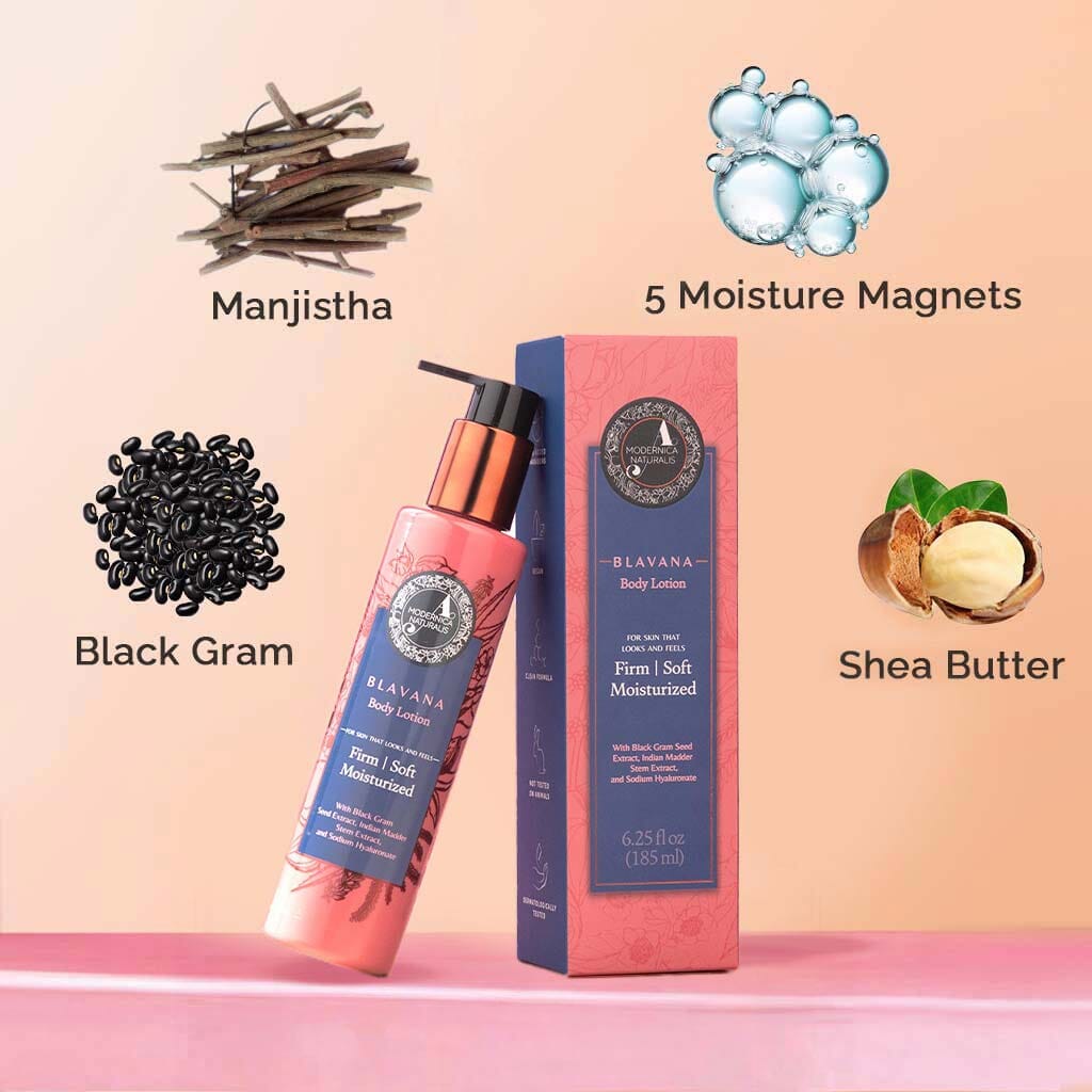 Black Gram Body Bundle - Best Moisturizers for Dry, Saggy, Crepey, Mature Skin on the Arms and Legs Beauty set The Ayurveda Experience 