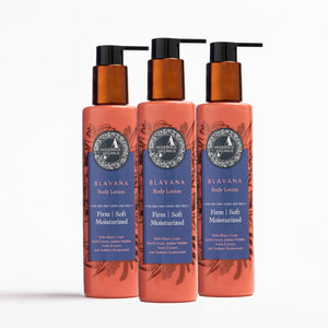 Blavana Body Lotion – Firms the Look of Saggy Skin on Arms and Legs - Pack of 3 Lotion & Moisturizer A Modernica Naturalis 