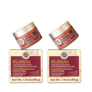 Blavana Ultra-Rich Youth-Boost Face Pommade - Enriched with Black Gram & Manjistha - For Dry, Aging, Mature, Dull Skin - Pack of 2 Lotion & Moisturizer A. Modernica Naturalis 