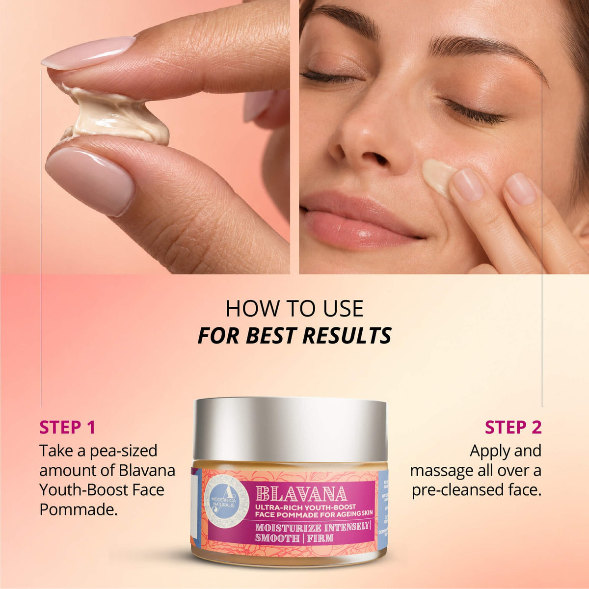 Blavana Ultra-Rich Youth-Boost Face Pommade for Aging Skin Lotion & Moisturizer A. Modernica Naturalis 