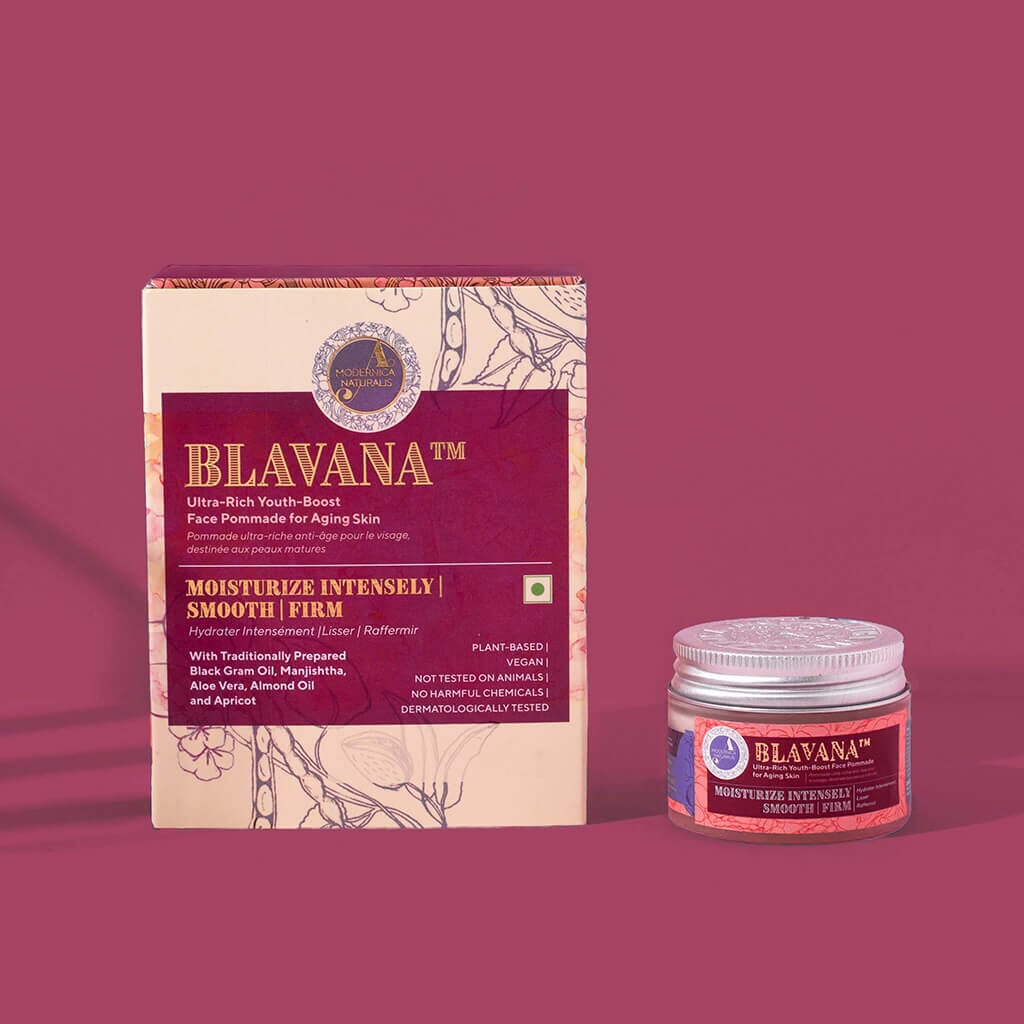 Blavana Ultra-Rich Youth-Boost Face Pommade | For Aging Skin | Lotion & Moisturizer A Modernica Naturalis 