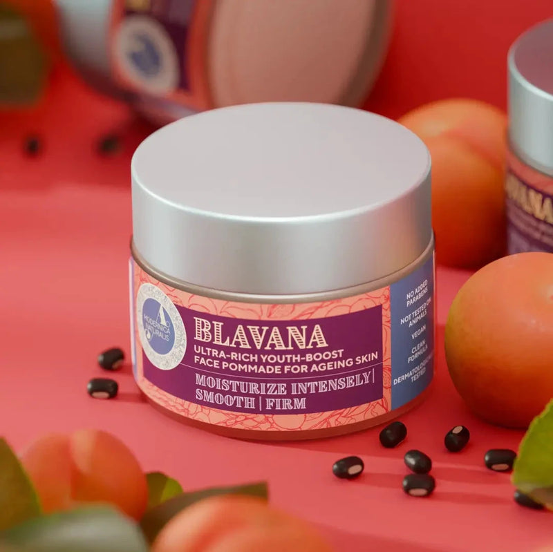 Blavana Ultra-Rich Youth-Boost Face Pommade - With Black Gram and Manjistha - For Dry, Aging, Mature, Dull Skin Lotion & Moisturizer A. Modernica Naturalis 